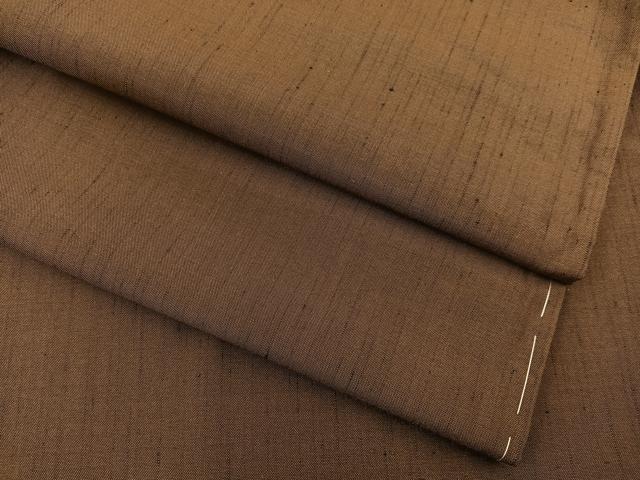 平和屋着物▽男性　紬　単衣　霞文　正絹　逸品　未使用　BAAT1109hv