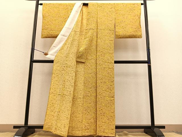 平和屋着物○上質な小紋 舞花間道 正絹 逸品 CABC8165gh 【公式通販】