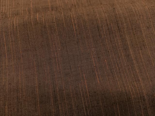 平和屋着物○士乎路紬 絣文様 反端付き 正絹 逸品 BAAT6647hv