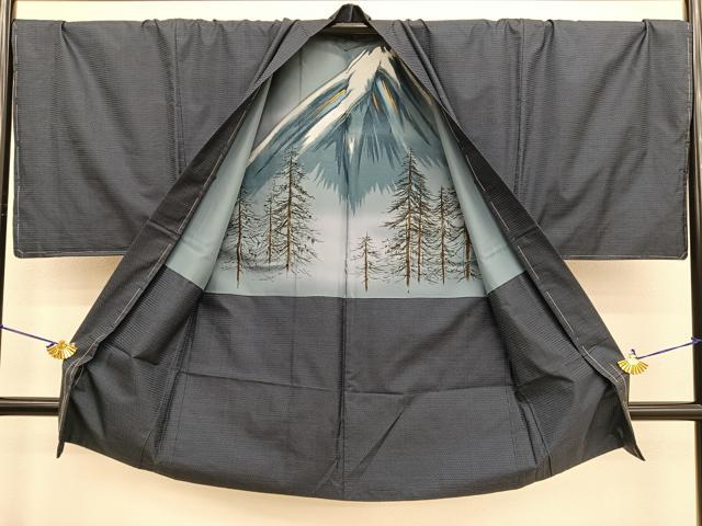 平和屋着物▽男性 色無地 単衣 アンサンブル 煤竹色 CAAQ0054vf 平和屋  