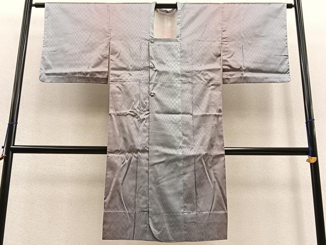 平和屋着物＃道行コート　単衣　ロング丈　暈し染め　正絹　逸品　BAAT8946gt