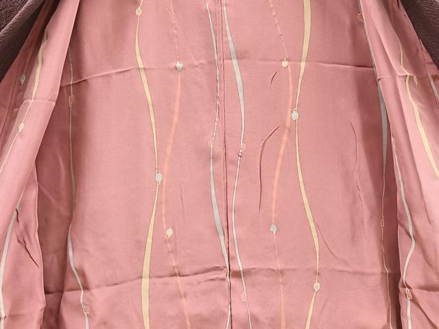 平和屋着物□極上 道中着 ロング丈 リバーシブル 暈し染め 逸品