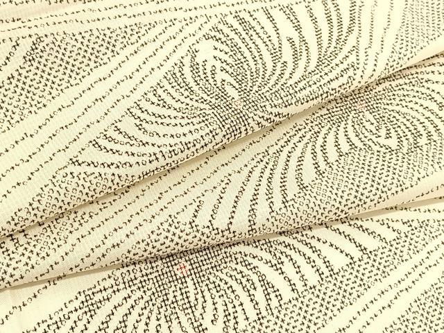 平和屋着物▽小紋 単衣 切嵌乱菊文 洗える着物 BAAT9066yc 小紋