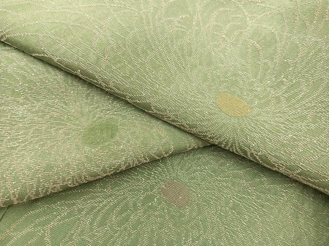 平和屋着物＃羽織　お召地　乱菊　金糸　正絹　逸品　未使用　BAAT9258gt