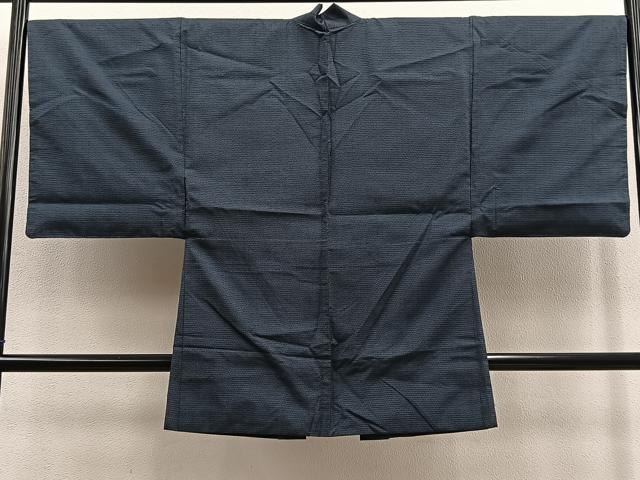 平和屋着物＃男性　長羽織　本場大島紬　100亀甲　総詰め　正絹　逸品　BAAU0032gt 平和屋着物＃男性 長羽織 本場大島紬 100亀甲 総詰め 正絹 逸品 BAAU0032gt