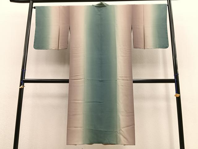 平和屋着物＃道中着 ロング丈 王朝五彩染 伊と幸 暈し染め 反端付き