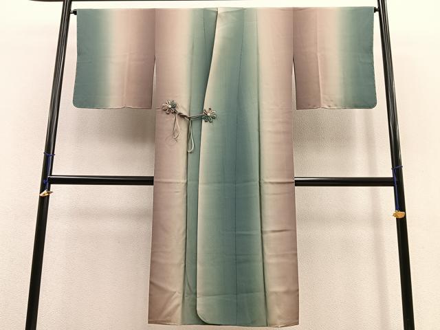 平和屋着物＃道中着 ロング丈 王朝五彩染 伊と幸 暈し染め 反端付き