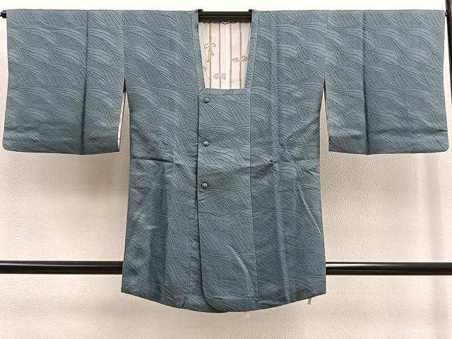 平和屋着物＃道行コート　流線文　正絹　逸品　BAAU0089gt