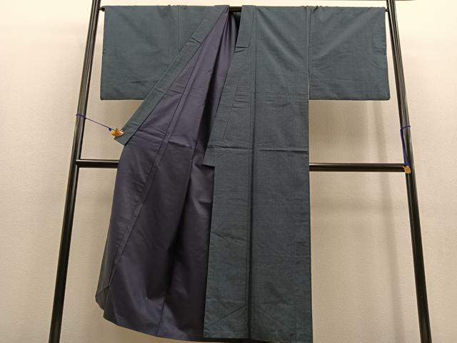 平和屋着物●男性　本場大島紬　アンサンブル　100亀甲　総詰め　羽裏：龍虎　正絹　逸品　BAAU0130gt 平和屋着物○男性 本場大島紬 アンサンブル 100亀甲 総詰め 羽裏：龍虎