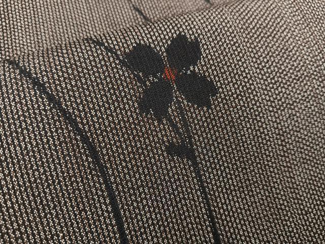 平和屋着物○上質な紬 花 正絹 逸品 BAAU0182gt