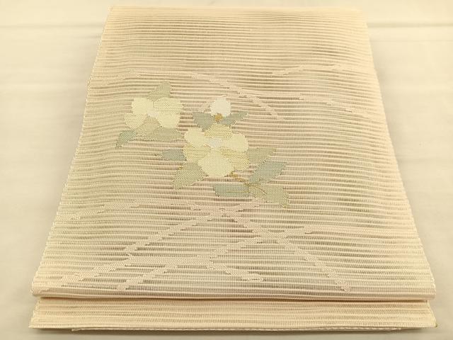 平和屋着物○龍村美術織物 たつむら 九寸開き名古屋帯 螺鈿唐子文 金