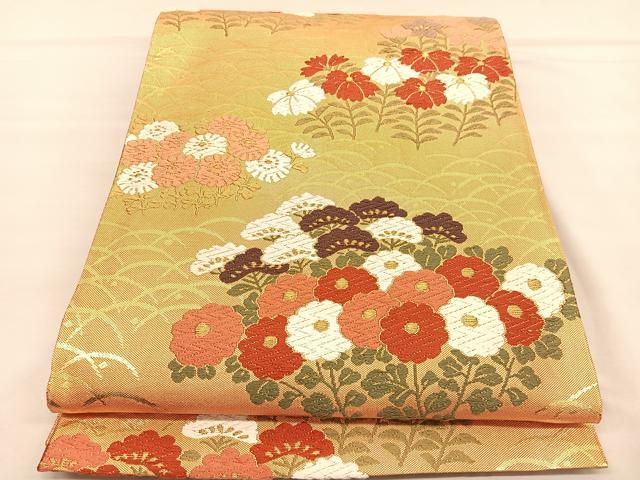 【極上新品】西陣名家織元「誉田屋源兵衛」極上金華燦 誉文彫金平脱工芸 小石丸 極上新品】西陣名家織元「誉田屋源兵衛」極上金華燦 誉文彫金平脱工芸