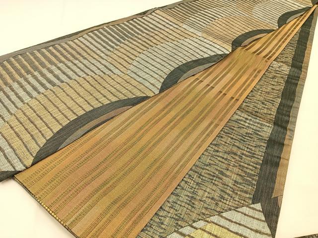 平和屋着物●両方向両面全通柄袋帯　両面双図　金銀糸　鈴乃屋扱い　正絹　逸品　未使用　BAAU3135hj