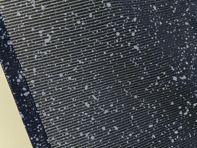 平和屋着物＊夏物 小紋 絽 更紗草花文 たたき染め 三越扱い 正絹 逸品