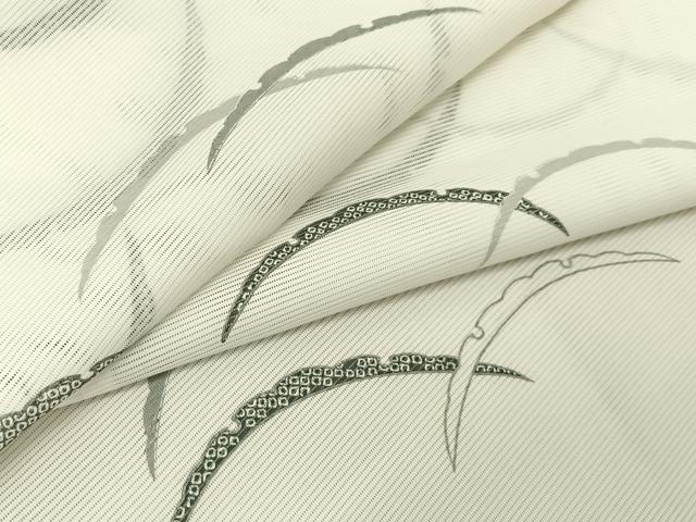 平和屋着物＊夏物　小紋　絽　雪芝文　洗える着物　BAAU3460hj