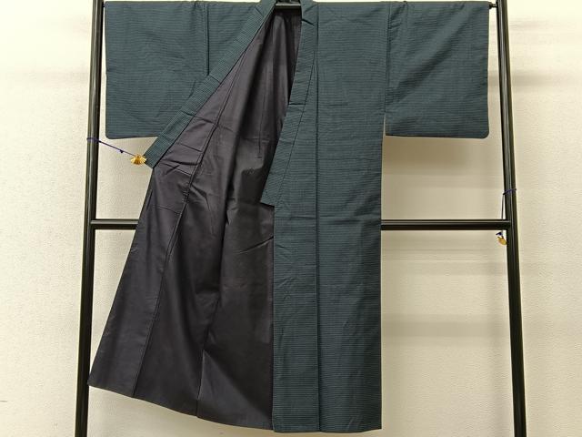 平和屋着物○男性 本場大島紬 お召地 角通し 正絹 逸品 DAAV8703tw 平和屋