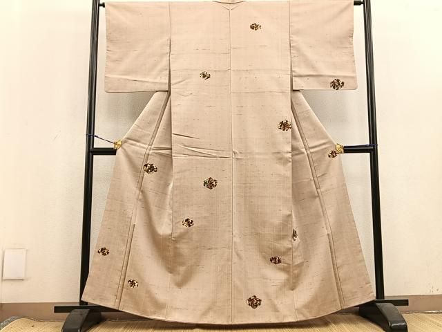 平和屋着物○上質な小紋 松竹梅 金彩 正絹 逸品 DAAQ6458tw 平和屋着物○