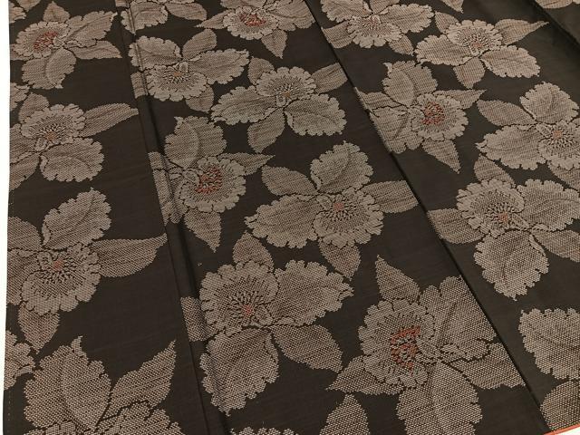 平和屋着物○本場大島紬 ロング丈 9マルキ カトレア 正絹 逸品 BAAU4618gt