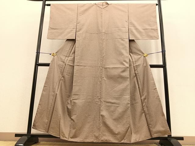 平和屋着物○本場大島紬 一元絣 亀甲文 正絹 逸品 未使用 AABB0218zg 平和