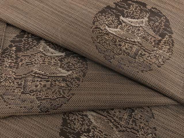 平和屋着物●本場大島紬　金閣寺　正絹　逸品　BAAU4634gt