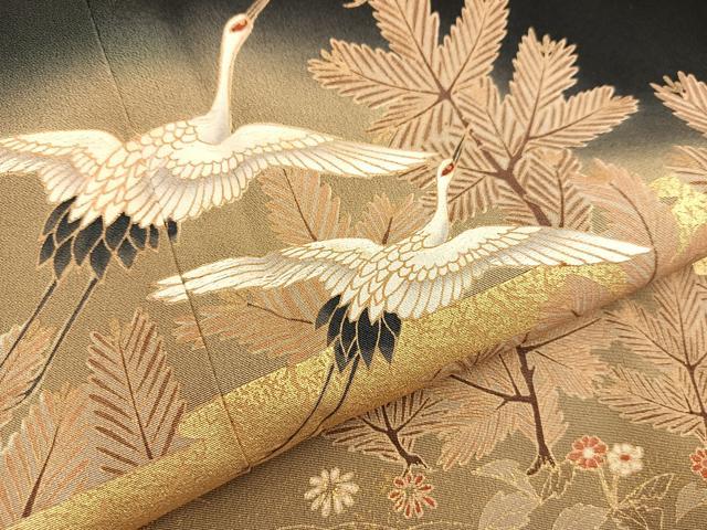 平和屋着物●豪華色留袖　作家物　霞文　暈し染め　正絹　逸品　CAAR1362hy 平和屋着物○豪華色留袖 作家物 霞文 暈し染め 正絹 逸品