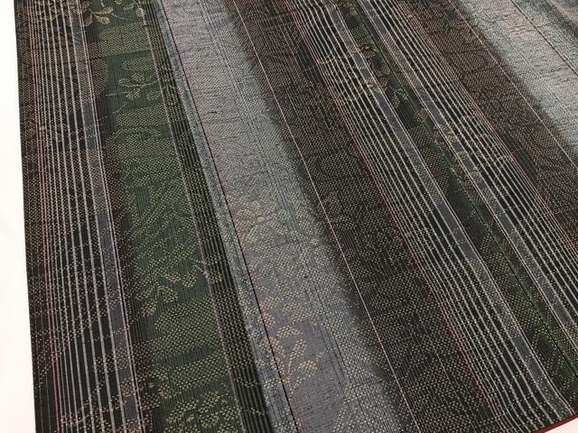 平和屋着物○上質な紬 流水花間道 正絹 逸品 BAAU4661gt