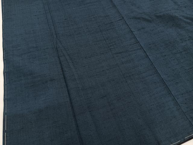 平和屋着物○男性 紬 髭紬羽織セット 霞文 羽裏：鷹 長 