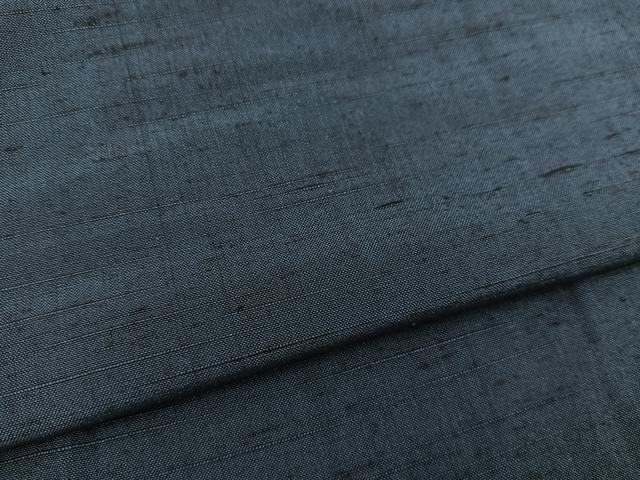 平和屋着物○男性 紬 髭紬羽織セット 霞文 羽裏：鷹 長 