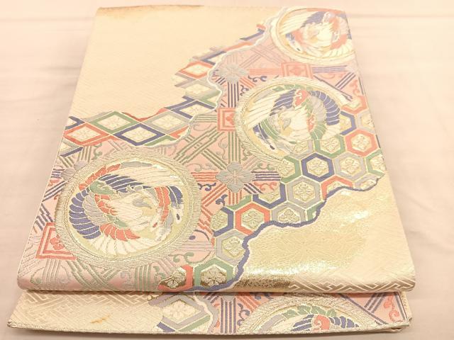 平和屋2□西陣 六通柄袋帯 紹巴 鳳凰文 逸品 DAAF8922sa 最安値，