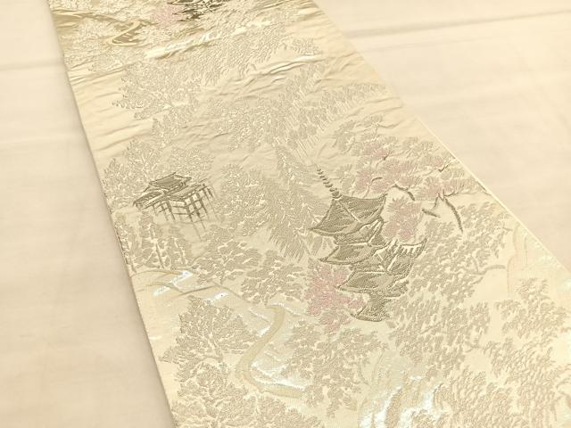 平和屋着物○極上 西陣の老舗 1782年創業 山下織物 六通柄