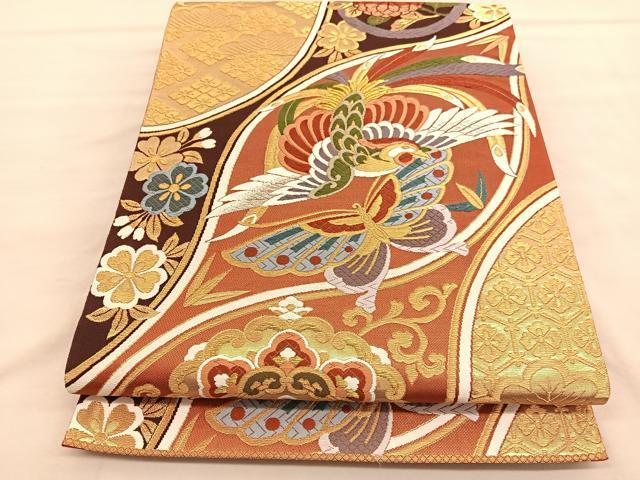 本物保証，大得価 平和屋着物□六通柄袋帯 唐織 正倉