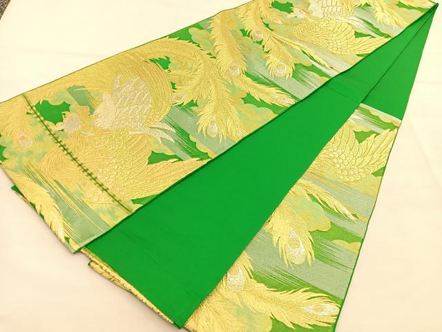 平和屋着物□極上 八寸名古屋帯 舞花文 黒地 逸品 DZAA7759kh5 平和屋