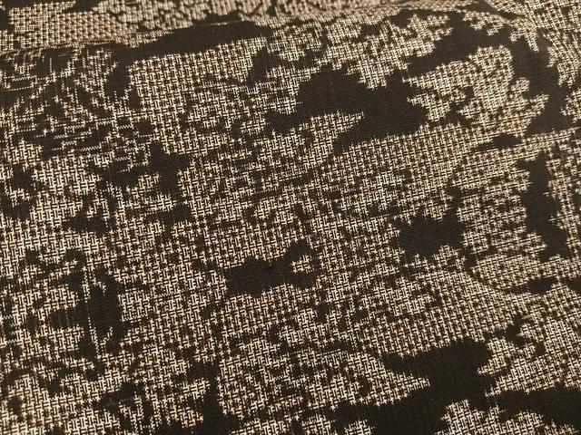 平和屋着物○本場大島紬 割込絣 抽象文様 正絹 逸品 AAAY5984ph