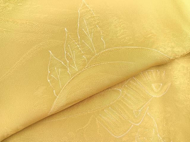 平和屋着物▽上質な小紋 単衣 地紋起こし 風景文 暈し染め