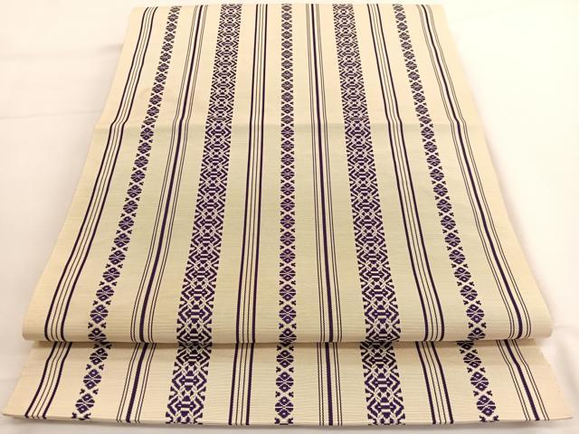 平和屋着物●本場筑前博多織　八寸名古屋帯　献上　正絹　逸品　BAAV9431hv