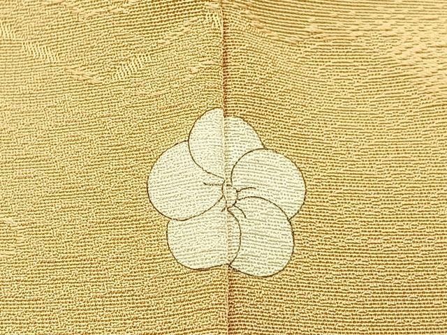 平和屋着物○上質な色無地 雲取有職地紋 浅黄色 ロング丈 正絹 逸品