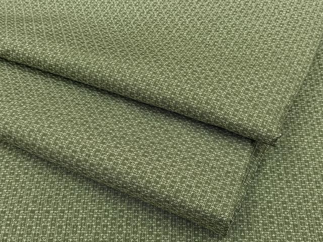 平和屋着物●男性　本場大島紬　幾何学文様　正絹　逸品　BAAW0897hj