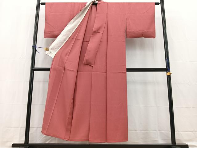 平和屋着物＊夏物　色無地　絽　今様色　やまと誂製　正絹　逸品　BAAW2238yc_2