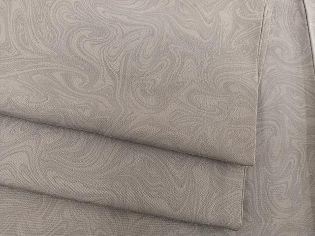 平和屋着物▽上質な小紋　単衣　墨流し文様　正絹　逸品　BAAW3543mz