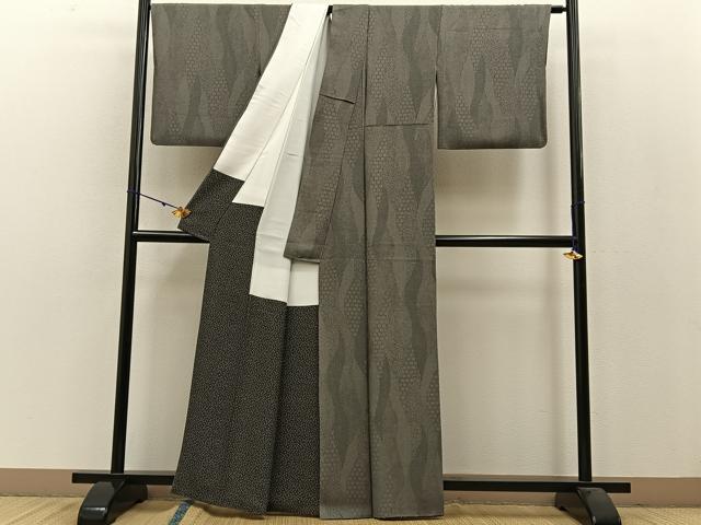 平和屋着物●江戸小紋　切嵌寄せ小紋柄　正絹　逸品　CABD7434ut 平和屋着物○江戸小紋 切嵌寄せ小紋柄 正絹 逸品 CABD7434ut - メルカリ
