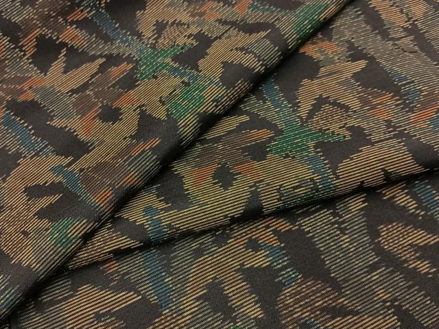 平和屋着物●本場大島紬　笹竹文　正絹　逸品　BAAW5047hj