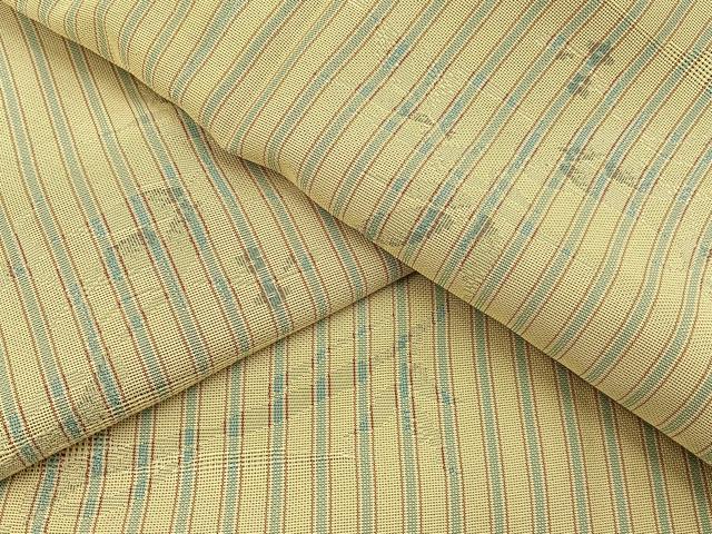平和屋着物＊夏物　小紋　もじり織　草花文　間道　正絹　逸品　BAAW5073hj 21,827円