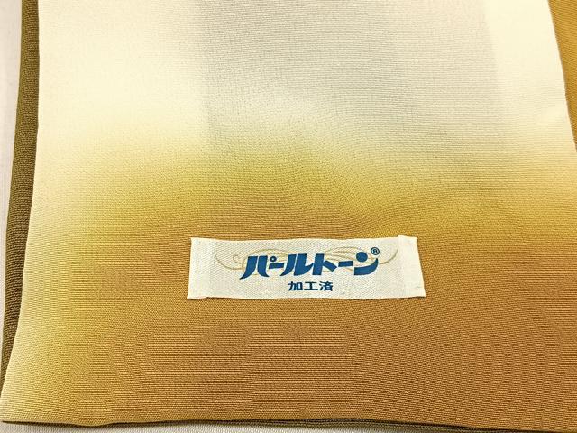 平和屋着物●創業460年・千總　訪問着　駒刺繍　橘　金彩　正絹　逸品　BAAW5124hj_8