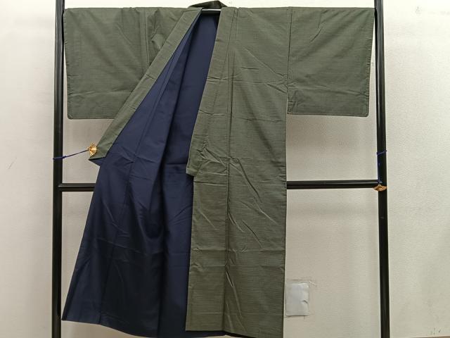 平和屋着物○男性 本場大島紬 アンサンブル 絣文様 証紙付き 正絹 逸品