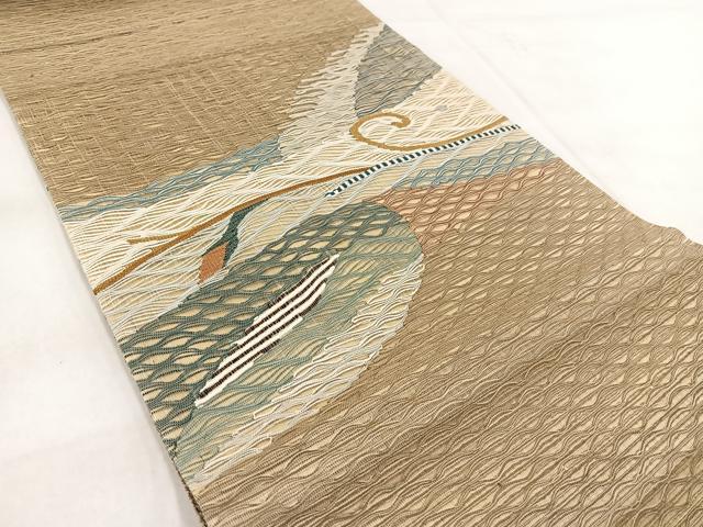 平和屋着物▽太鼓柄袋帯 スリーシーズン 春夏秋 櫛織り 草花文 正絹 逸品 未使用 BAAX3041yc 平和屋着物▽太鼓柄袋帯 スリーシーズン 春夏秋 櫛織り 草花文 正絹 逸品 未使用 BAAX3041yc