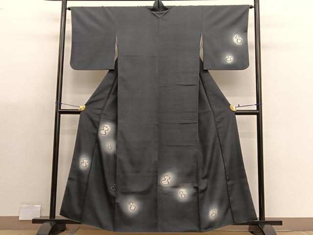 平和屋着物●本塩沢　訪問着　瓢箪　蛍暈し　正絹　逸品　BAAX7177hv 28,730円