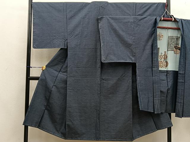 平和屋着物●男性　本場大島紬　アンサンブル　80亀甲　総詰め　正絹　逸品　BAAX8196mz 27,885円