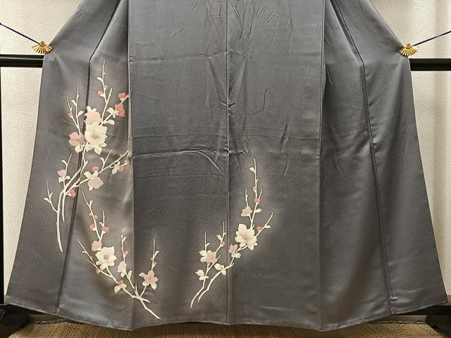 平和屋着物□訪問着 枝花文 暈し染め 鈴乃屋扱い 正絹 逸品 BAAY6211hj