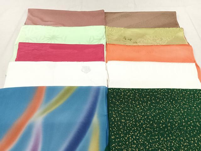 平和屋着物★和装小物　上質な帯揚げ　10枚セット　逸品　CAAK2734xe