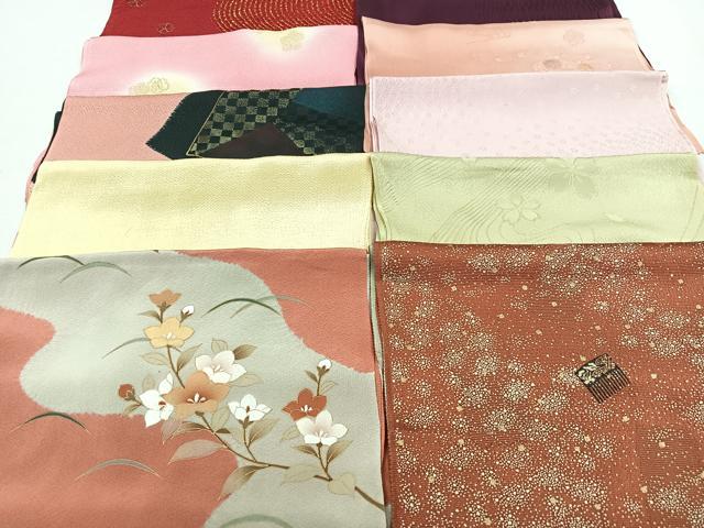 平和屋着物★和装小物　上質な帯揚げ　10枚セット　逸品　CAAK2792xe